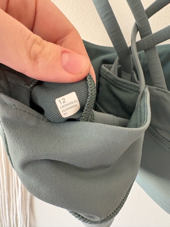 lululemon athletica Longline Energy Bra in Sage - Picture 3 of 3